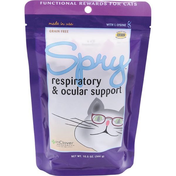 In Clover Feline SPRY Respiratory & Ocular Support Treats for Cats Hot on Sale