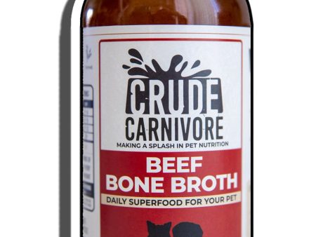 Crude Carnivore Bone Broth - Beef 16oz on Sale