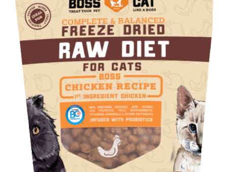 Boss Cat Freeze-Dried Complete Raw Chicken Nuggs 9oz Bag on Sale