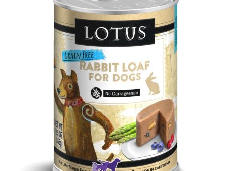 Lotus Wet Dog Food Loaf - Rabbit Recipe Online now