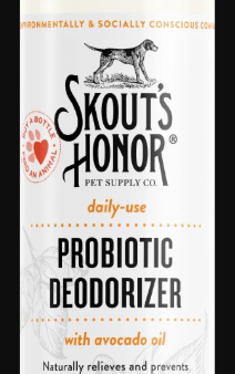 Skout s Honor Probiotic Deodorizer - Honeysuckle 8oz Supply