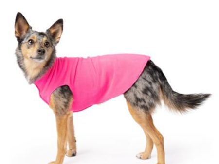 Gold Paw Stretch Fleece - Hot Pink Online