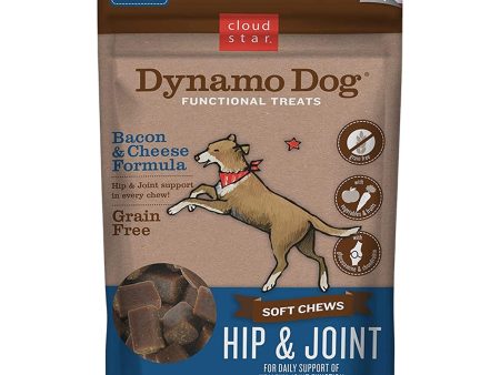 Cloud Star Dog Treats  Dynamo Hip and Joint Bacon & Cheese 14oz Bag Sale