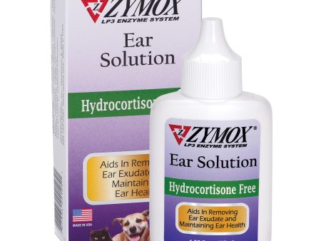 Zymox Ear Solution w out Hydrocortisone - 1.25oz bottle Cheap