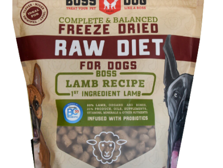 Boss Dog Freeze-Dried Complete Raw Lamb Nuggs 12oz Bag Online Sale