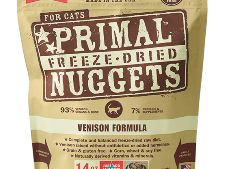 Primal Freeze-Dried Raw Cat Food Venison Formula *Special Order Only* Fashion