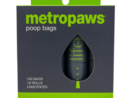 Metro Paws Degradable Poop Bags 240ct (16 rolls box) Fashion