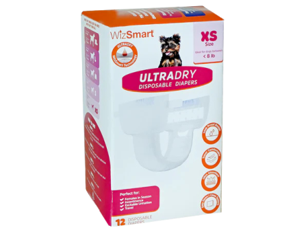 Wizsmart UltraDry Disposable Diapers 12pk - XS For Cheap