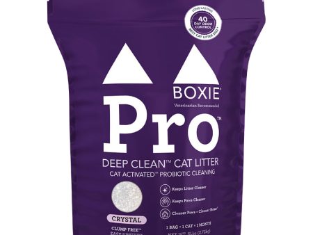 BoxiePro® Crystal Deep Clean™ Probiotic Clay Cat Litter Fashion