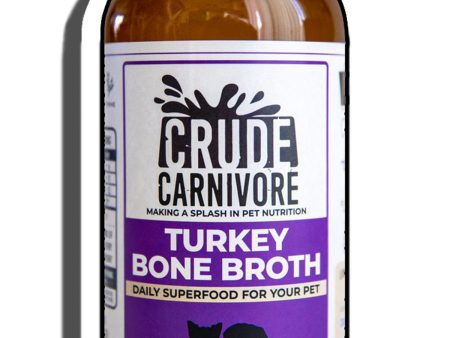 Crude Carnivore Bone Broth - Turkey 16oz Online Sale