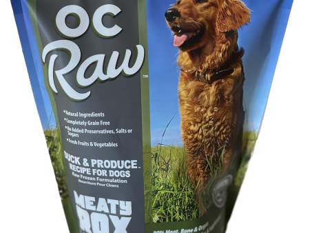 OC Raw Frozen Dog Food Meaty Rox - Duck & Produce Fashion