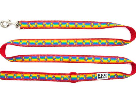 RC Pets Patterned Dog Leash 1 2 x6  - Rainbow Paws Fashion