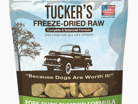 Tucker s Freeze-Dried Dog Food Pork, Duck & Pumpkin 14oz Bag on Sale