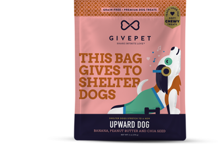 GivePet Grain Free Soft Dog Treats - Upward Dog 6oz Bag Online Hot Sale