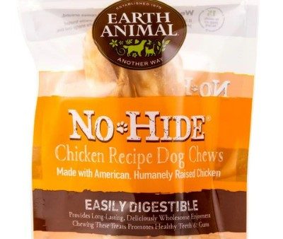 Earth Animal No-Hide Chews Packages - Chicken 7  2pk Sale