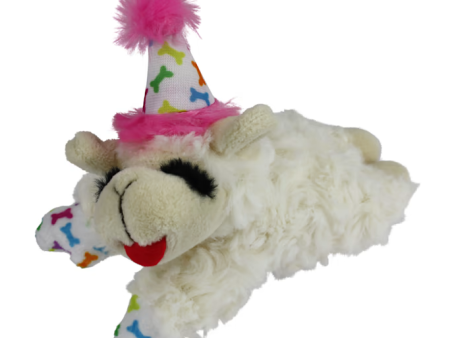 MultiPet Birthday Lamb Chop W  Pink Birthday Hat for Dogs For Discount