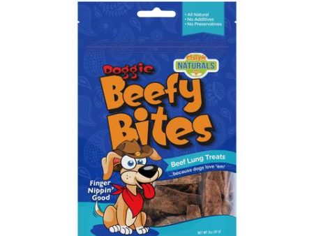 Chip s Naturals Doggie Beefy Bites 3oz Bag Fashion