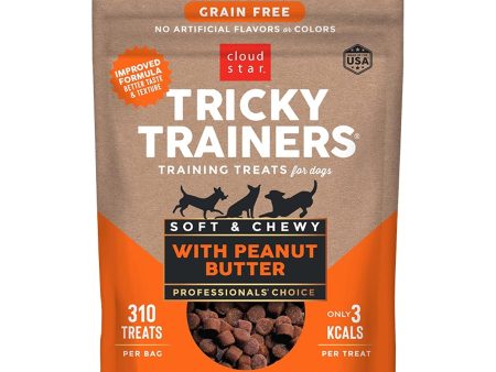 Cloud Star Grain-Free Dog Treats Tricky Trainers Soft & Chewy Peanut Butter Hot on Sale