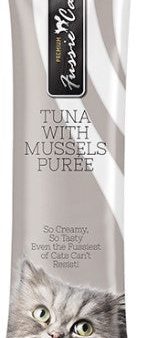 Fussie Cat Purée - Tuna with Mussels 4pk 2oz Bag Online