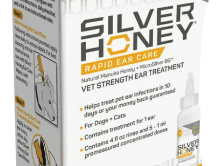 Absorbine Silver Honey™ Dog & Cat Rapid Ear Care Ear Treatment Hot on Sale