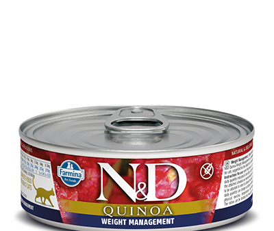 Farmina Quinoa Wet Cat Food N&D Weight Management - Lamb 2.5oz Can Single *Special Order Only* Fashion