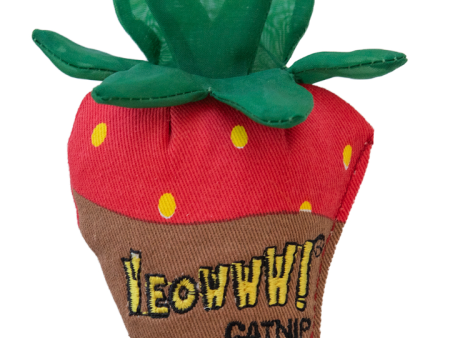 Yeowww! Strawberry Catnip Cat Toy - Chocolate (Brown) Online