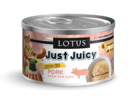 Lotus Wet Cat Food Grain-Free Just Juicy Pork Stew Sale