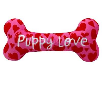 Lulubelles® Power Plush My Puppy Love Bone Dog Toy - on Sale