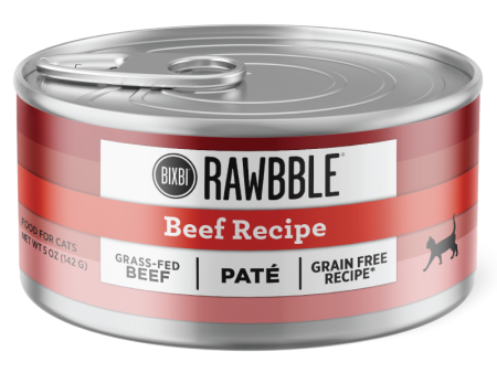 Bixbi RAWBBLE® Wet Cat Food Pâtés Beef Recipe on Sale