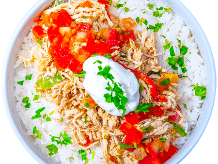 02 - Chicken Bowl with Cilantro Rice and Tomato Salsa (GF) Online Sale