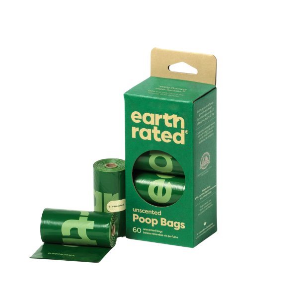 Earth Rated Unscented Poop Bags 4 rolls (60ct) Online