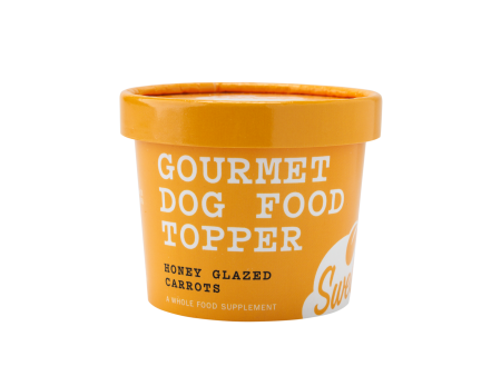 Swell Dog Frozen Gourmet Food Topper - Honey Glazed Carrots 8oz resealable cup Online now