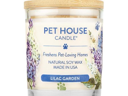 One Fur All Pet House 9oz Candle - Lilac Garden Online now