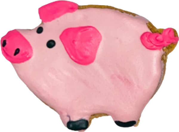 Lucky Biscuit Pet Bakery Farm Friends - Piggy Dog Cookie Fashion