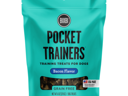 Bixbi Soft Dog Treats Pocket Trainers Bacon Flavor 6oz Bag Online Hot Sale