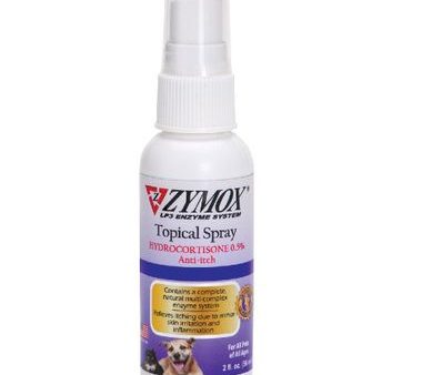 Zymox Topical Spray w  Hydrocortisone - 2 oz bottle Sale