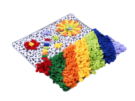 Cheerhunting Snuffy - Rainbow Colorful Pet Snuffle Mat Online Sale