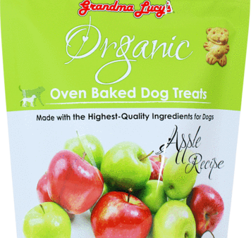 Grandma Lucy s Organic Oven Baked Treats - Apple 14oz Bag Online Hot Sale