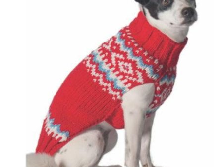 Chilly Dog Red Nordic Sweater Supply