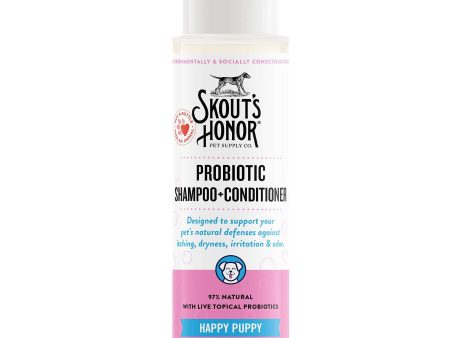 Skout s Honor Probiotic Shampoo & Conditioner - Happy Puppy 16oz Online Hot Sale