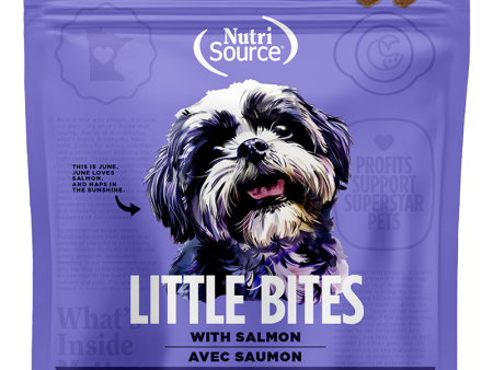 Nutrisource Little Bites Salmon Dog Treats 6oz Bag Hot on Sale