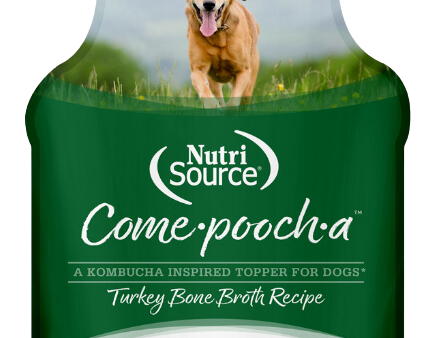 NutriSource Come-Pooch-A Turkey Broth 12oz Hot on Sale