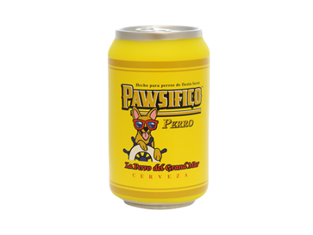 VIP Silly Squeaker Beer Can - Pawsifico Perro Online