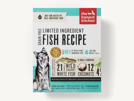 The Honest Kitchen Dehydrated Dog Food Limited Ingredient Grain-Free Fish Recipe Online Sale