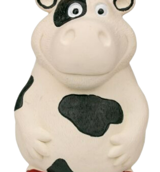 Territory Latex Squeaker Dog Toy - Cow 6  Online Hot Sale