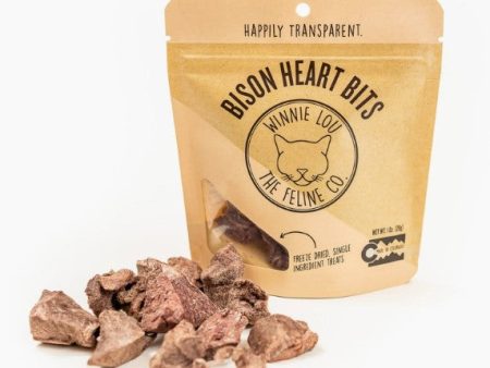 Winnie Lou Bison Heart Bits for Cats 1oz Bag Supply