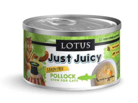 Lotus Wet Cat Food Grain-Free Just Juicy Pollock Stew Sale