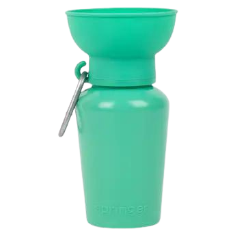 Springer Flip 20oz Dog Travel Water Bottle - Green For Sale