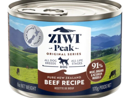 ZiwiPeak Wet Dog Food Beef 6oz Can Single Online Sale