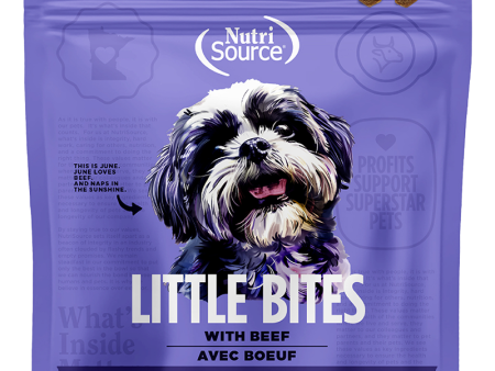 Nutrisource Little Bites Grain Free Beef Dog Treats 6oz Bag For Cheap